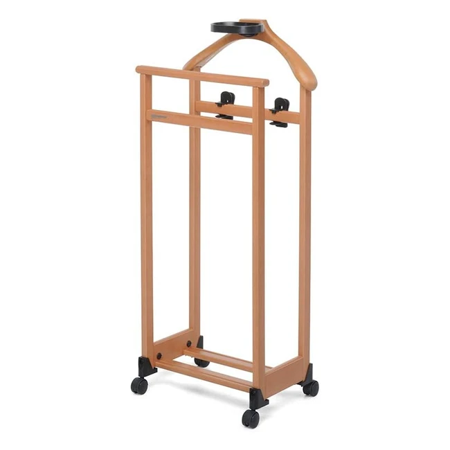 Indossatore Foppapedretti Lindossatore da Camera in Noce con Vaschetta Portaoggetti e Pinze Appendigonna