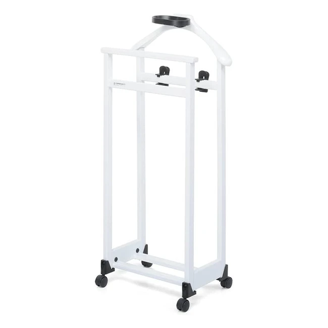 Indossatore Foppapedretti Lindossatore Bianco - Con Vaschetta Portaoggetti e Pinze Appendigonna