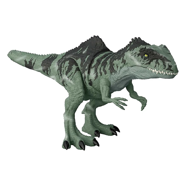 Jurassic World GYW86 Strike n Roar Giganotosaurus - Bewegliche Spielzeugfigur mit Brüll- und Schnappreaktionen sowie AR-Funktion für Kinder ab 4 Jahren