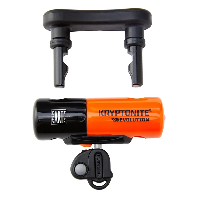 Antirrobo Disco Kryptonite Evolution Compact 003212 - Candado de Acero Endurecido con Diseño Patentado y Tecnología de Bombín Híbrido