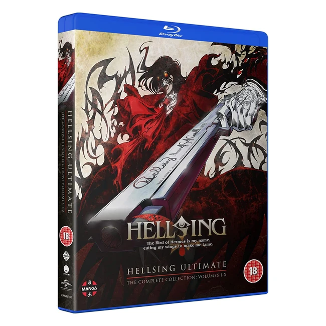 Hellsing Ultimate Vol 110 Complete Collection Blu-ray - Action-packed anime wit
