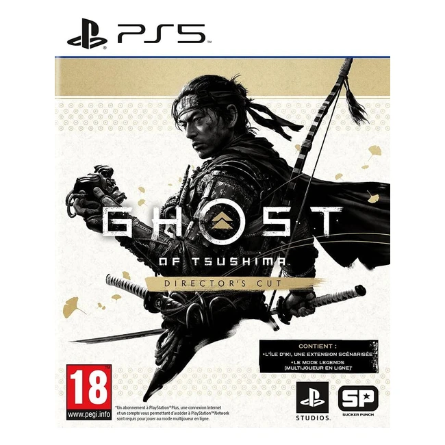 Jeu Ghost of Tsushima Directors Cut PS5 - Action  Aventure - Graphismes 4K - N