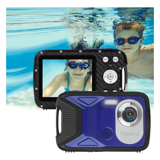 Fotocamera Impermeabile VMotal GDC8026 - Zoom 8x 21MP 1080P FHD Schermo LCD 2