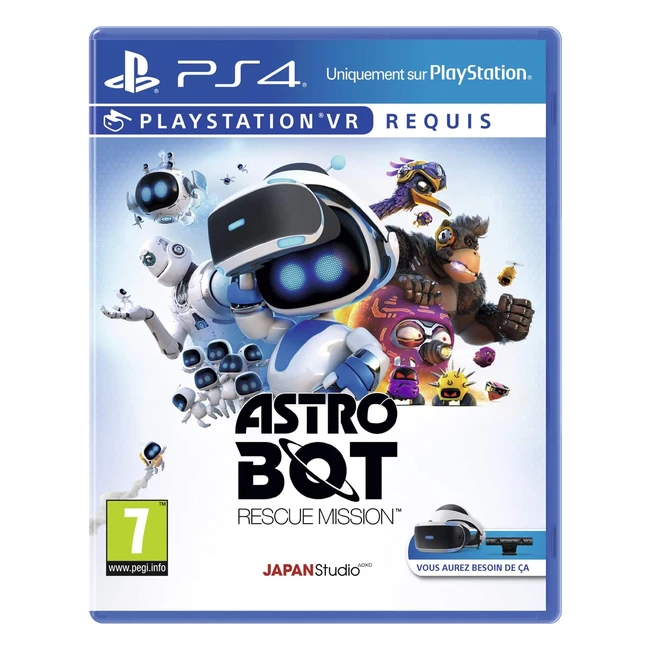 Jeu Sony Astro Bot PS4 VR - Action et Plateforme - Compatible PS4 PS4 Pro et PS