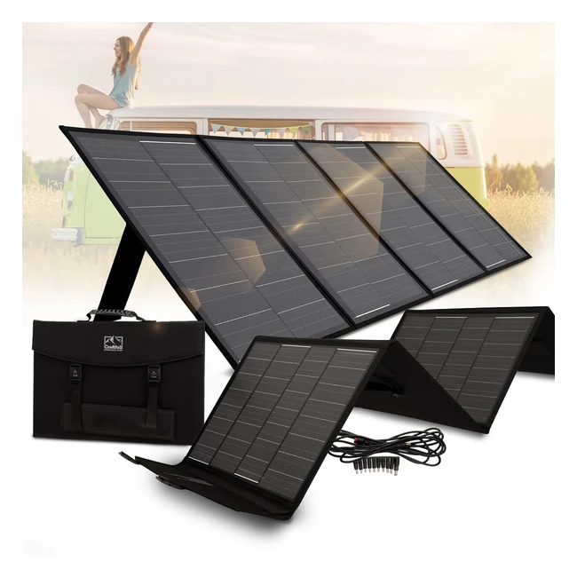 Craftfull Sunbalance Solar Bag - 100W, USB, Foldable, Photovoltaic Charger