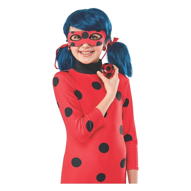 Set Orecchini Clip e Yoyo Ladybug Rubies - Accessori Costume