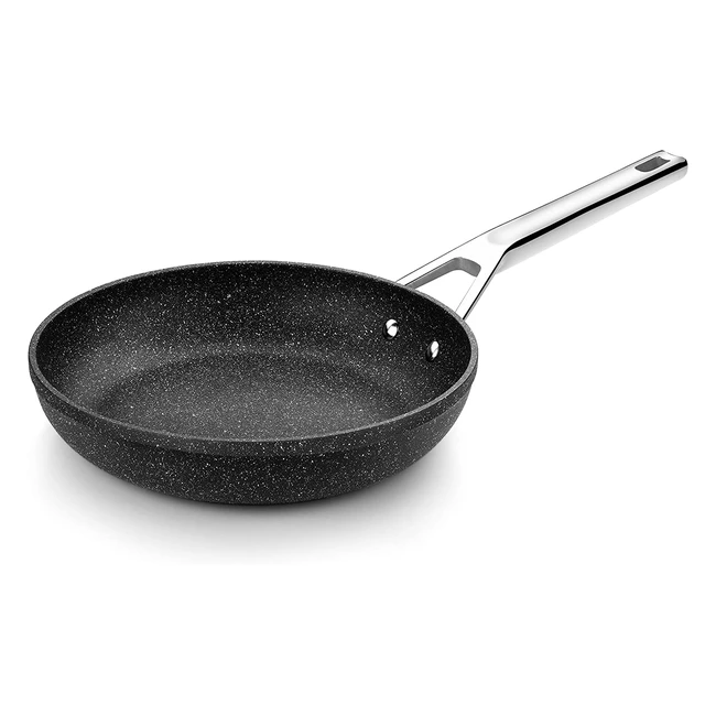 Poêle à frire Monix Mineral en aluminium forgé avec revêtement antiadhésif et pierre - 20cm