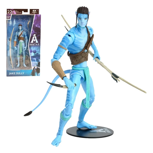 Disney Avatar 7-Inch Jake Sully Action Figure with 22 Moving Parts - McFarlane Toys