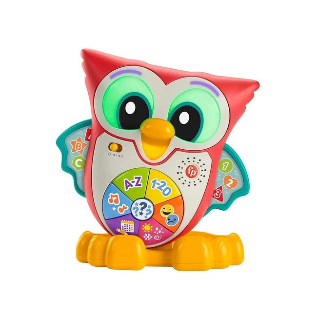 Fisherprice HJM73 Blinkilinkis Clever Owl - Lernspielzeug mit Musik Lichtern un