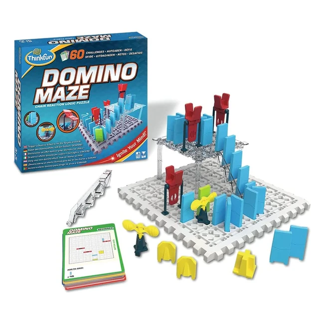 ThinkFun Domino Maze - Brain-Teasing Logic Game for Kids 8