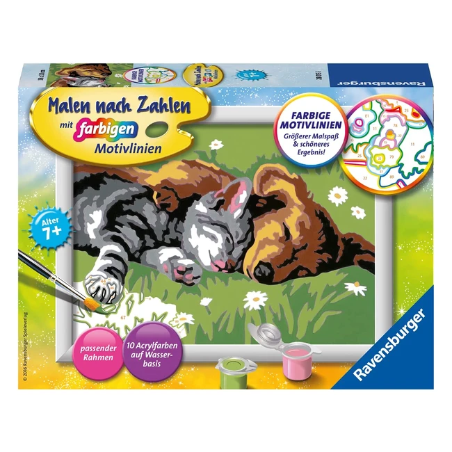 Set de fléchettes Ravensburger 280155 pour un sommeil profond - Jeu de numéros pour enfants et adultes