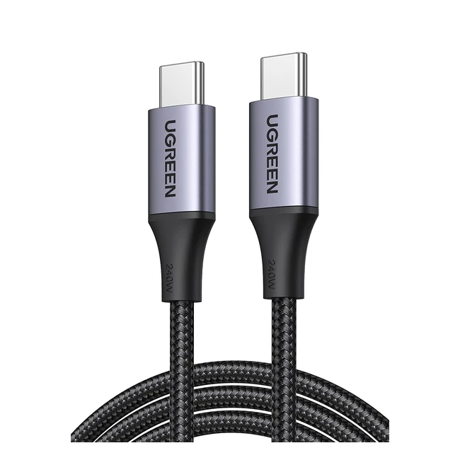 UGREEN 240W USB C Charger Cable PD 31 for MacBook Pro 2022 iPad Air 5 HP EliteBook Galaxy S23 S22 Ultra 2m