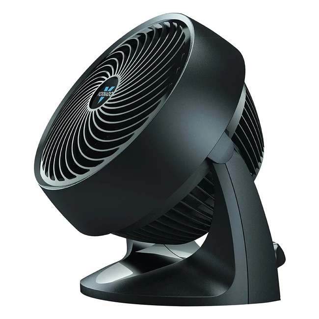 Circulateur d'air Vornado 633 Noir - Technologie Vortex brevetée, 3 niveaux de portée du flux d'air