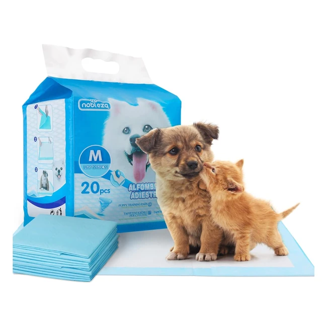 Empapadores para perros Nobleza - Ultraabsorbentes y antibacterianos 60x60cm 20