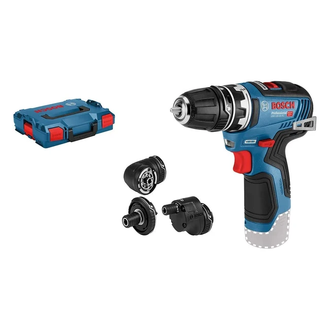Bosch Professional 12V GSR 12V35 FC Cordless DrillDriver - Compact, Powerful, Versatile with FlexiClick System