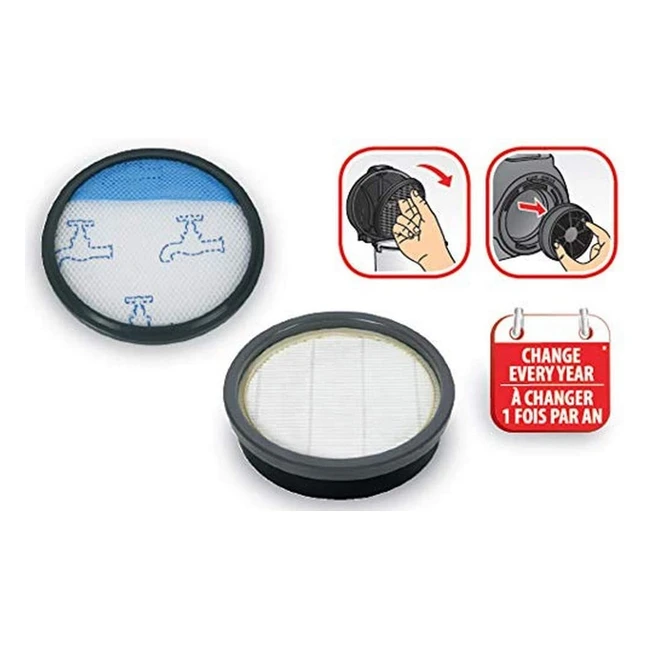Rowenta Swift Power Cyclonic Vacuum Filter Kit - High Efficiency & Easy Maintenance