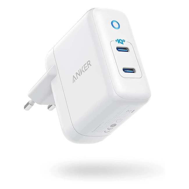 Anker PowerPort III Duo Compact 40W Double Port Type C Wall Charger with PowerIQ