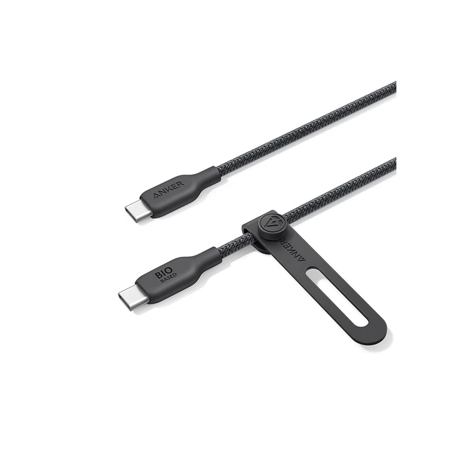 Anker 543 USB-C auf USB-C Ladekabel 140W 90cm Bio-Nylon Kabel für MacBook Pro 2020 iPad Pro 2020 iPad Air 4 Samsung Galaxy S22 und mehr Phantom Black