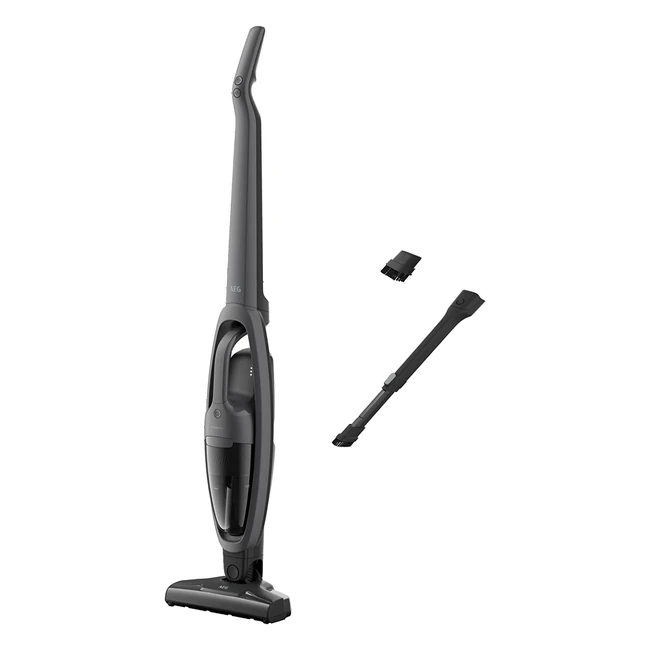 AEG 5000 Cordless Vacuum Cleaner AS52CB18DG - Ergonomic & Effective 2-in-1 Stick Vacuum with Up to 45 Mins Runtime - Dark Grey