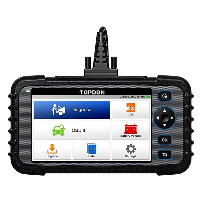 Scanner OBD2 Topdon Artidiag600 pour diagnostic auto - 8 fonctions de maintenance et mise à jour gratuite
