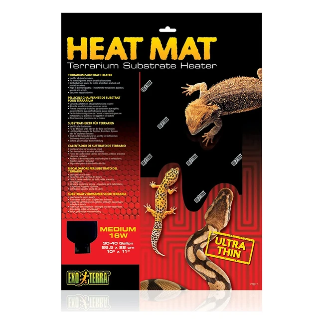 Exo Terra Heat Mat 16W - Ideal for All Glass Terrariums