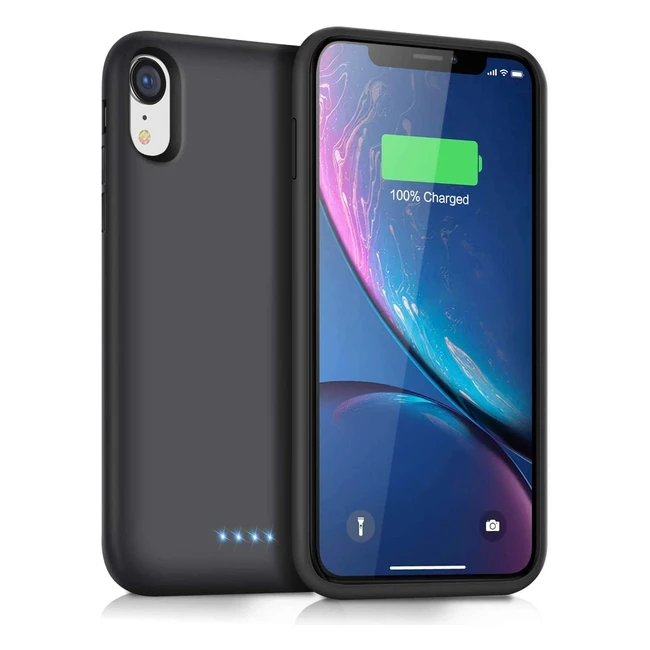 Cover Batteria per iPhone XR Ekrist 6800mAh - Protezione 360 - Power Bank