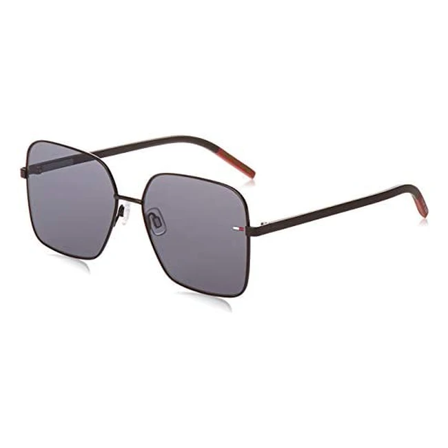 Tommy Hilfiger Damen Sonnenbrille TJ 0007S - Klassisch  Modern - Schwarz - 58mm
