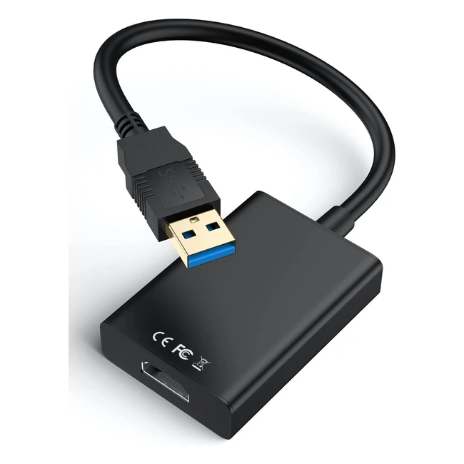USB to HDMI Adapter 1080p - Mehrere Monitore anschlieen - Kompatibel mit Windo