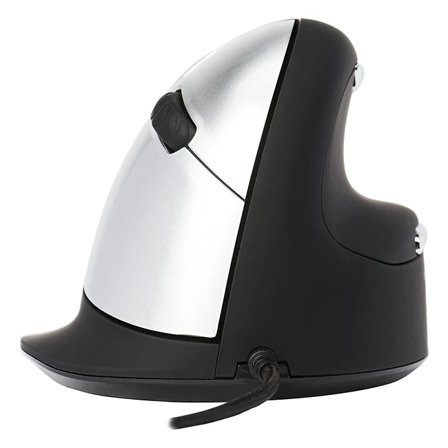 Ergo Rgohele Große Rechte Vertikale Maus Schwarz - Ergonomisches Design, RSI-Prävention, Umweltfreundlich