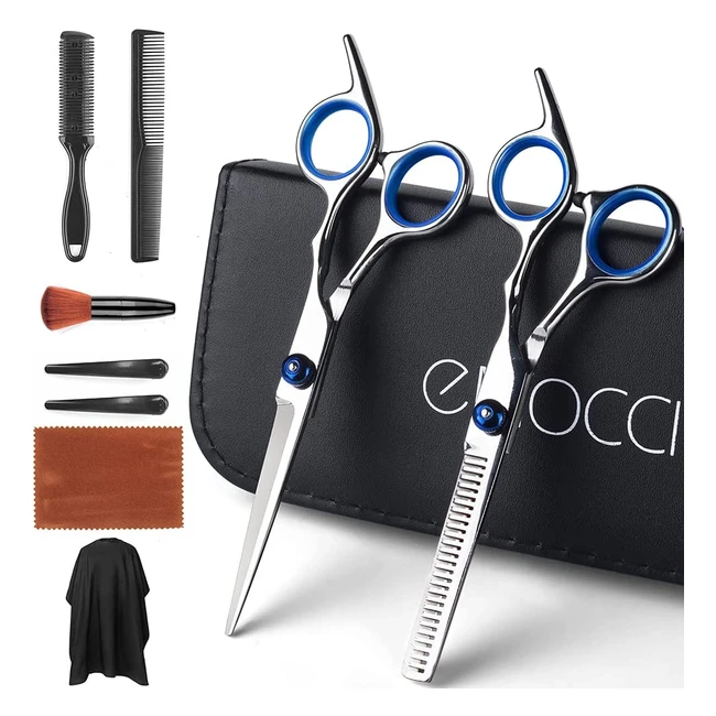 Forbici Parrucchiere Professionali con Set Completo - Taglio Capelli per Salone e Casa