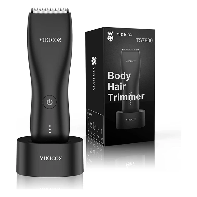 Vikicon Body Hair Trimmer and Shaver for Men - Ultimate Grooming Experience with
