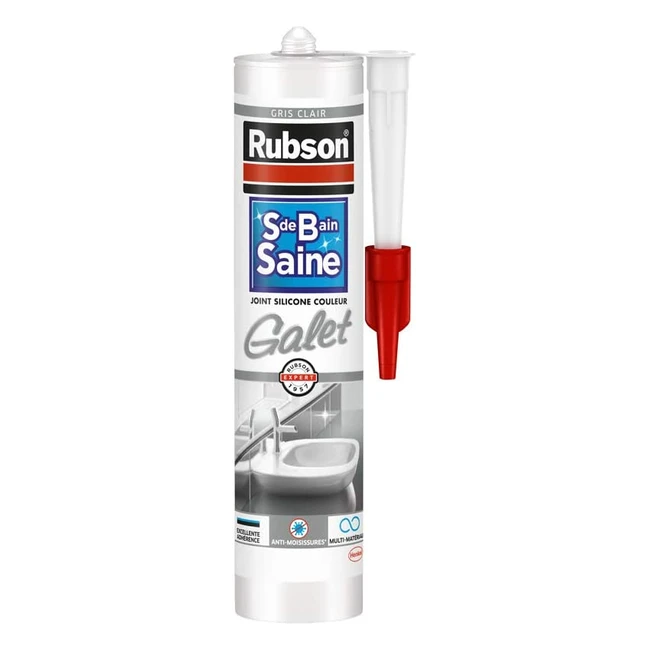 Mastic salle de bain Rubson couleur galet antifongique 280ml