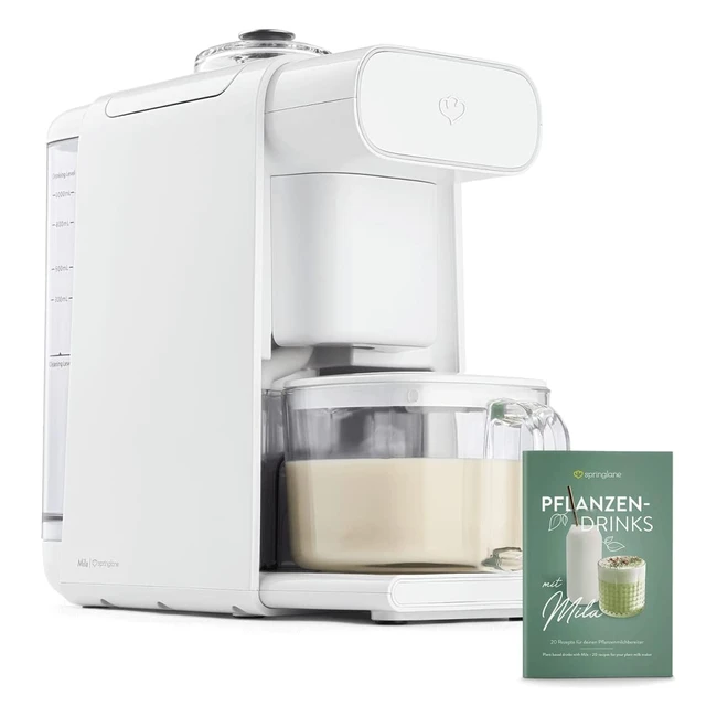 Mila Almond & Soy Milk Maker - Vollautomatische Zubereitung, Superfeiner Mahlwerk, 24h-Timer