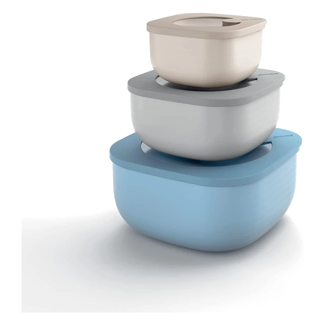 Lot de 3 récipients hermétiques Guzzini Active Design - Multicolore