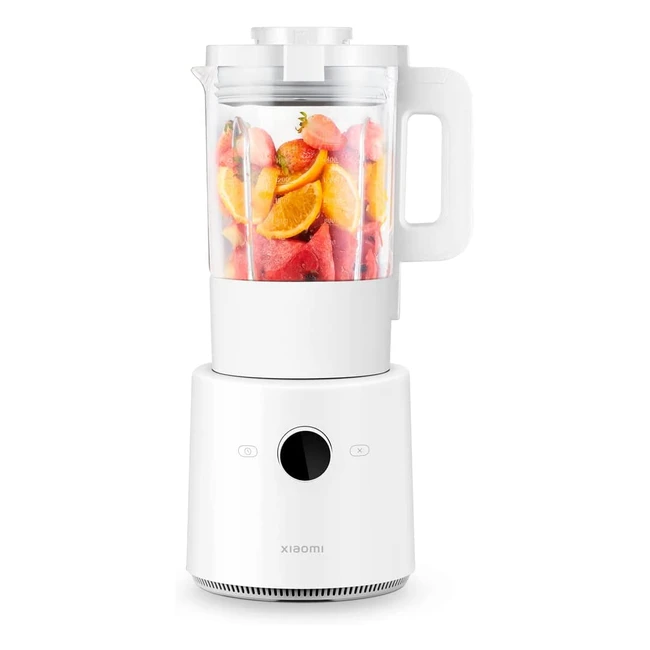 Xiaomi Smart Blender Stand Mixer mit Heizfunktion, App-Steuerung, 16L Kapazität, 1000W, 9 Geschwindigkeitsstufen, 8 Klingen, OLED-Display - Weiß