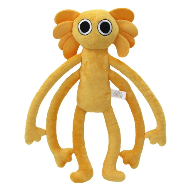 Peluche Rainbow Friends Jaune - Cadeau parfait pour enfants et fans de jeux