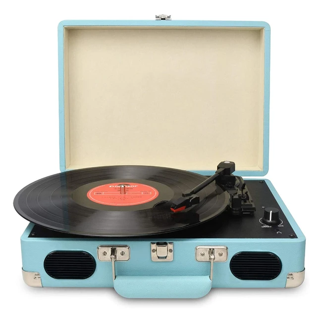 Digitnow Turntable Record Player with Built-in Speakers & USB/RCA Output