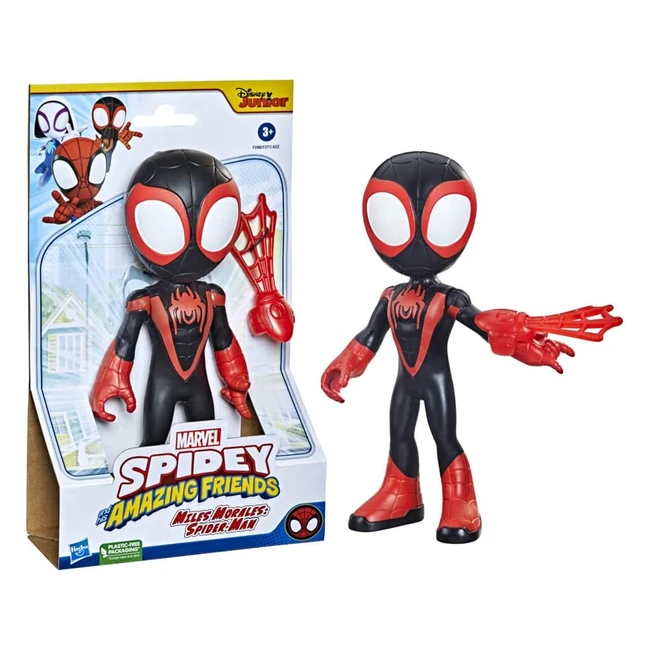 Hasbro Marvel Supersized Miles Morales Spiderman Action Figure for Kids Age 3+