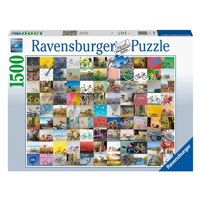 Puzzle Ravensburger Bicicletas y Más 1500 Piezas - Ideal para Adultos