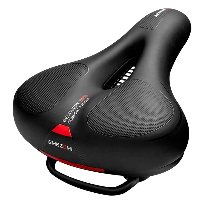 Sella Bicicletta Memory Foam Imbottita - Universale per Uomo e Donna - Design Ergonomico Traspirante - Adatta a Cruiser, Peloton, Spin Bikes - #Cycling