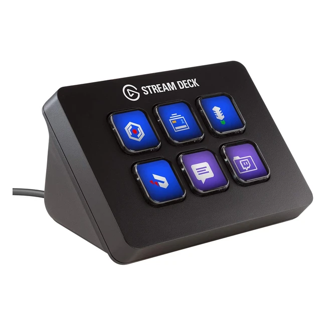 Elgato Stream Deck Mini - Kompakter Studio-Controller mit 6 Makrotasten für OBS, Twitch, YouTube und mehr