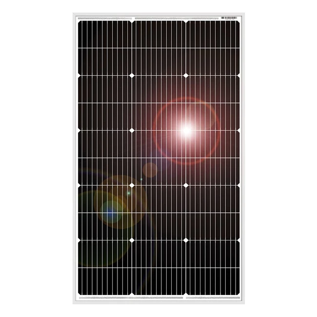 Panel Solar Monocristalino Dokio 100W para Carga de Batería de 12V - Alta Eficiencia y Resistencia