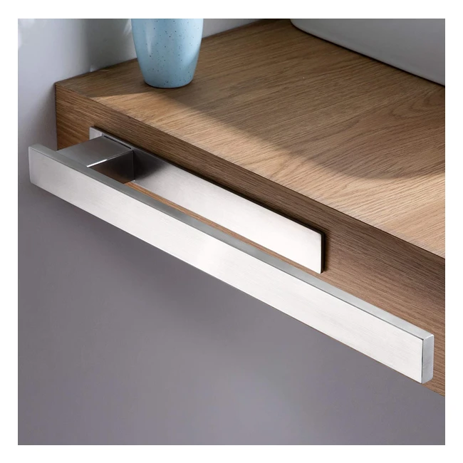 Zunto Handtuchhalter ohne Bohren - Selbstklebend Edelstahl 39cm - Bad und Kc