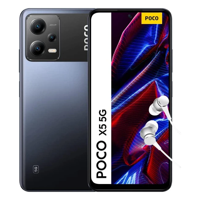 Xiaomi Poco X5 5G Smartphone 8256GB ohne Vertrag - 120Hz FHD AMOLED Dotdisplay