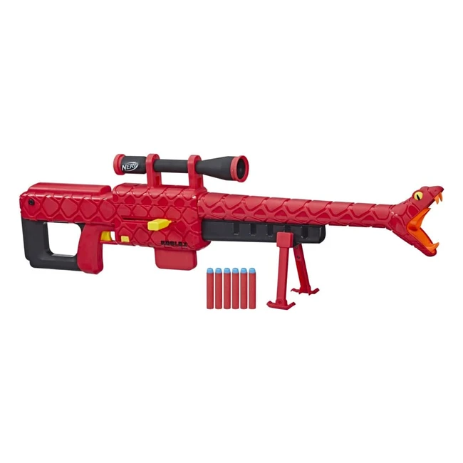 Nerf Roblox Zombie Attack Blaster Viper Strike - Codice Esclusivo Articolo Virtuale - 6 Dardi Elite