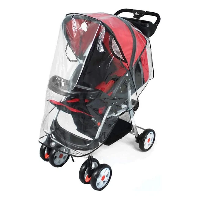 Habillage pluie pour poussette Infreecs - Confortable et imperméable - Universel pour bébé
