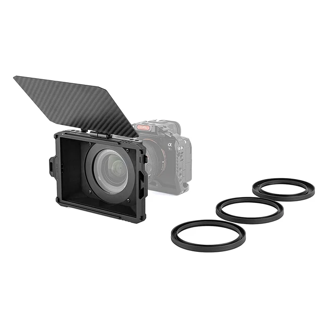SmallRig Mini Matte Box 3196 für DSLR und spiegellose Kameras - Leichtes Filter-Support-Kit für Video-Filmer