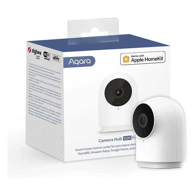 Aqara G2H Pro Indoor Security Camera Hub - 1080p HD HomeKit Video, Two-Way Audio, Night Vision, Zigbee Hub, Alexa & Google Assistant Compatible