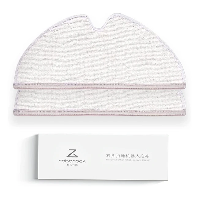 Chiffons de vadrouille Roborock originaux pour séries Q7, Max S6, Pure S6, Max V, S5 et E - pièces de rechange