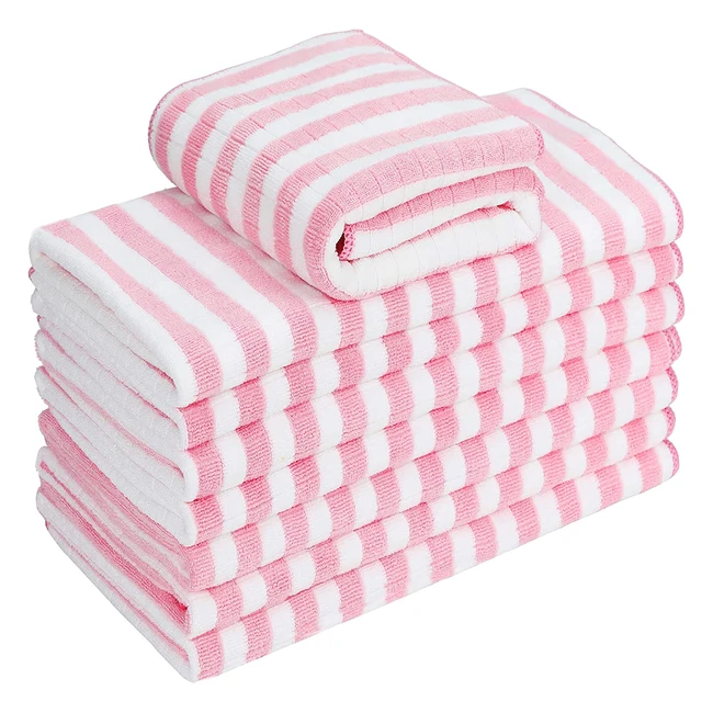Gryeer Microfibre Tea Towels - Super Absorbent Soft and Thick Kitchen Towels 